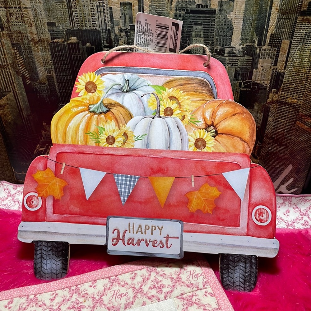 Happy Harvest Sign Decor